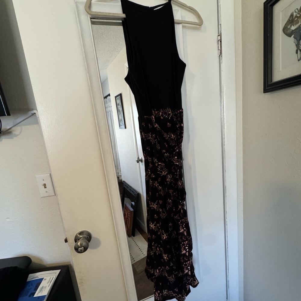 Cupshe Black Ribbed Dress - Picture 4 of 4